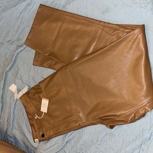 NWT Abercrombie Faux Leather pants sz18